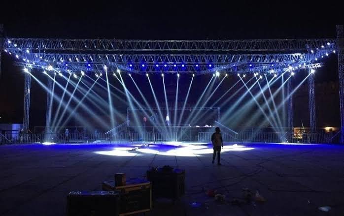 sound lighting setup